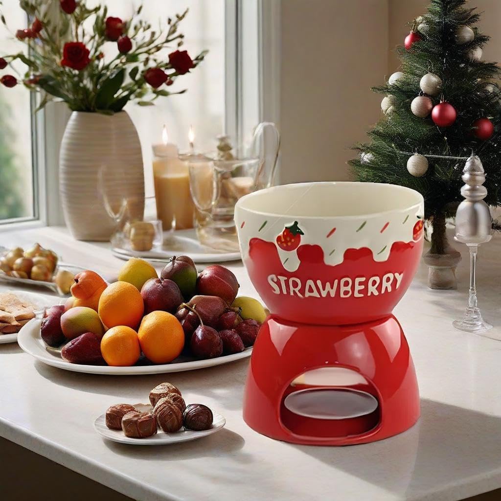 Chocolate Fondue Mug Set, Fondue Set für Schokolade Und Käse, Schokoladen-Fondue-Becher-Set für Butt