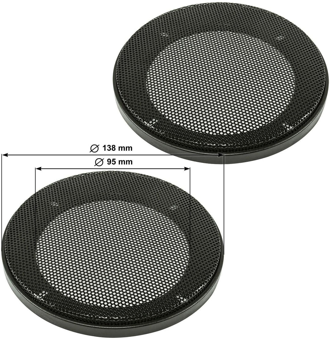 tomzz Audio 4000-005-1 TA10.0-Pro Lautsprecher Einbau-Set DIN 100 2-Wege Koax System mit Gitter 40 W