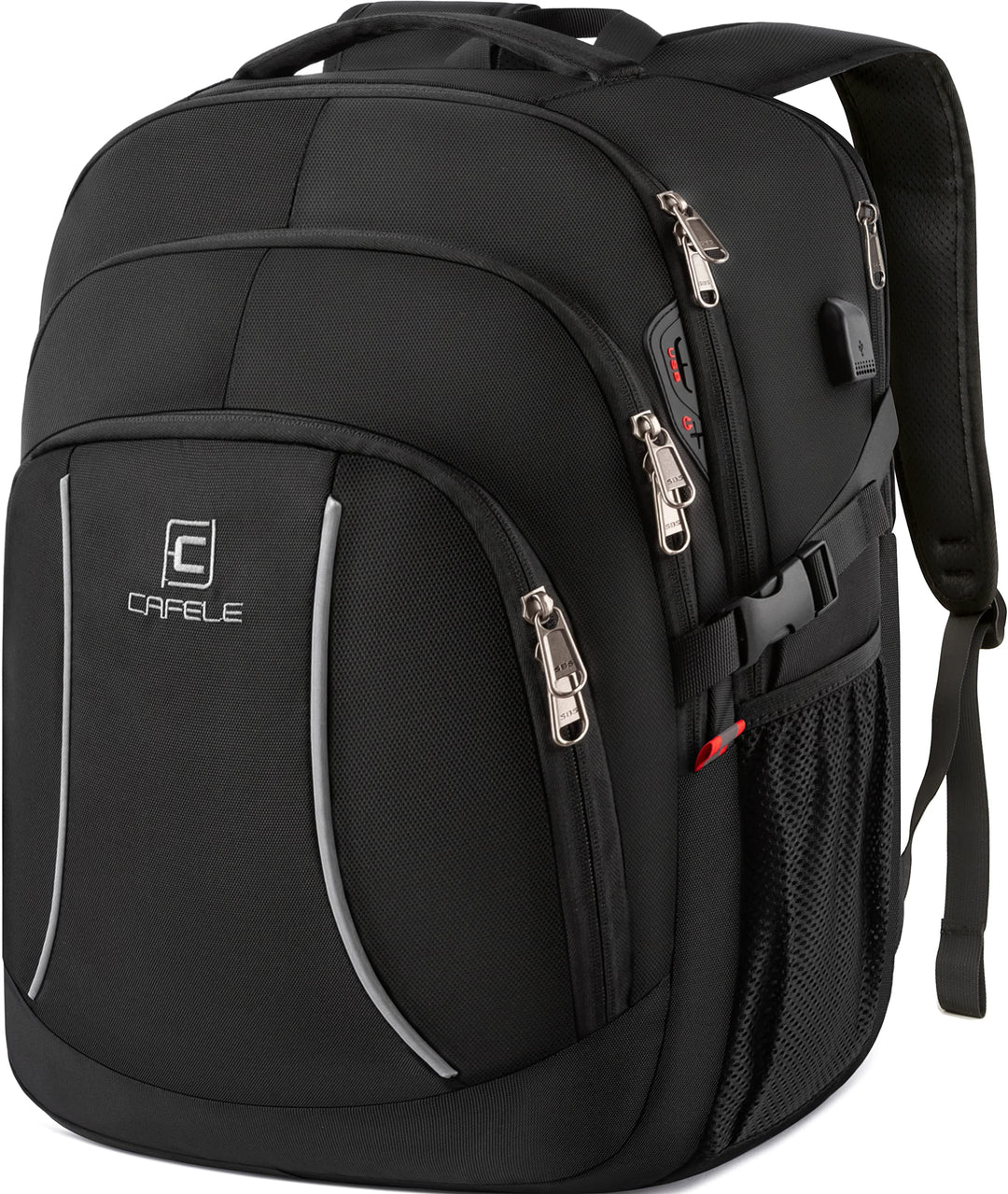 Cafele Rfid Anti-Diebstahl-Rucksack Laptop Schulrucksack Teens Bookbag Mittlerer Computerrucksack mi