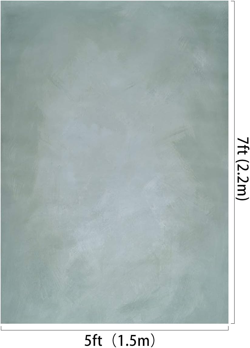Kate Photo Studio Hintergrund hellgrün 1,5x2,2m/5x7ft Kunst strukturierte Fotografie Hintergrund Mag