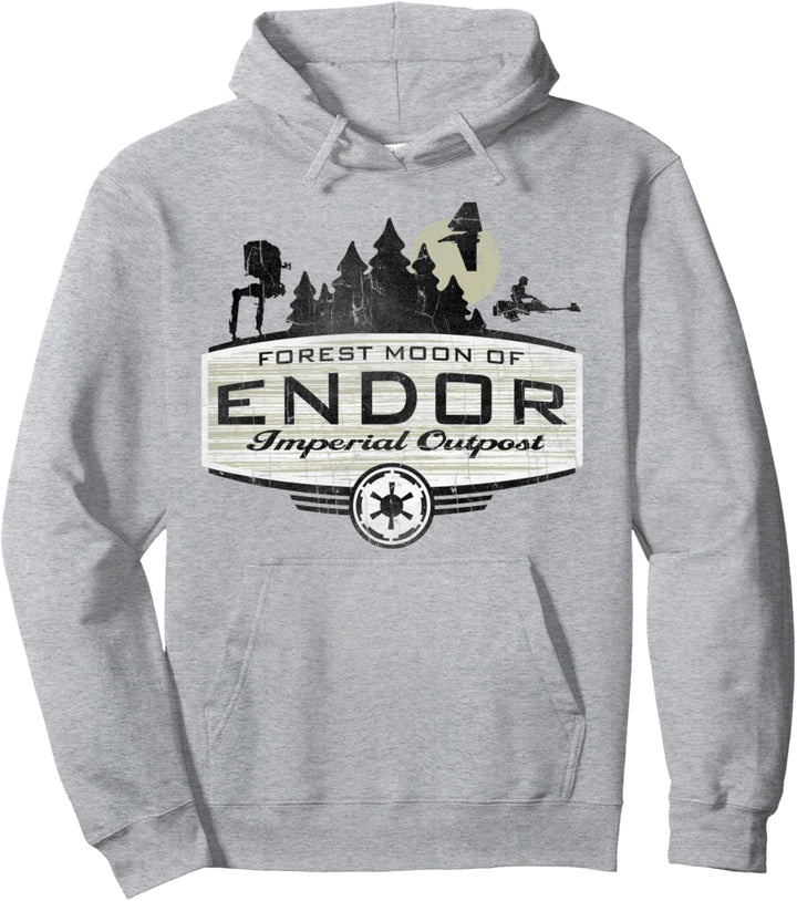 Star Wars Forest Moon Of Endor Poster Pullover Hoodie