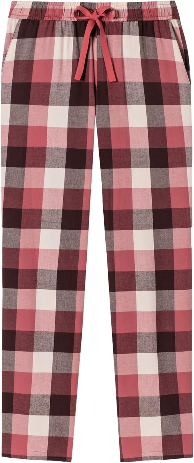 Schiesser Damen Sweatshirt Pyjamaunterteil, braun, 46