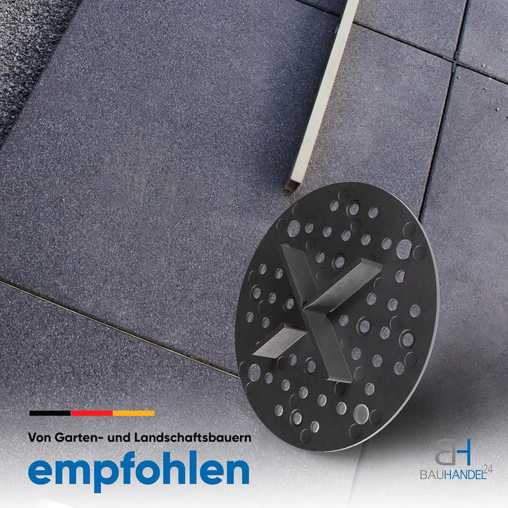Bauhandel24 Fugenkreuze 3mm für Terrassenplatten Plattenlager Auflage Pads mit Teller Aussenbereich