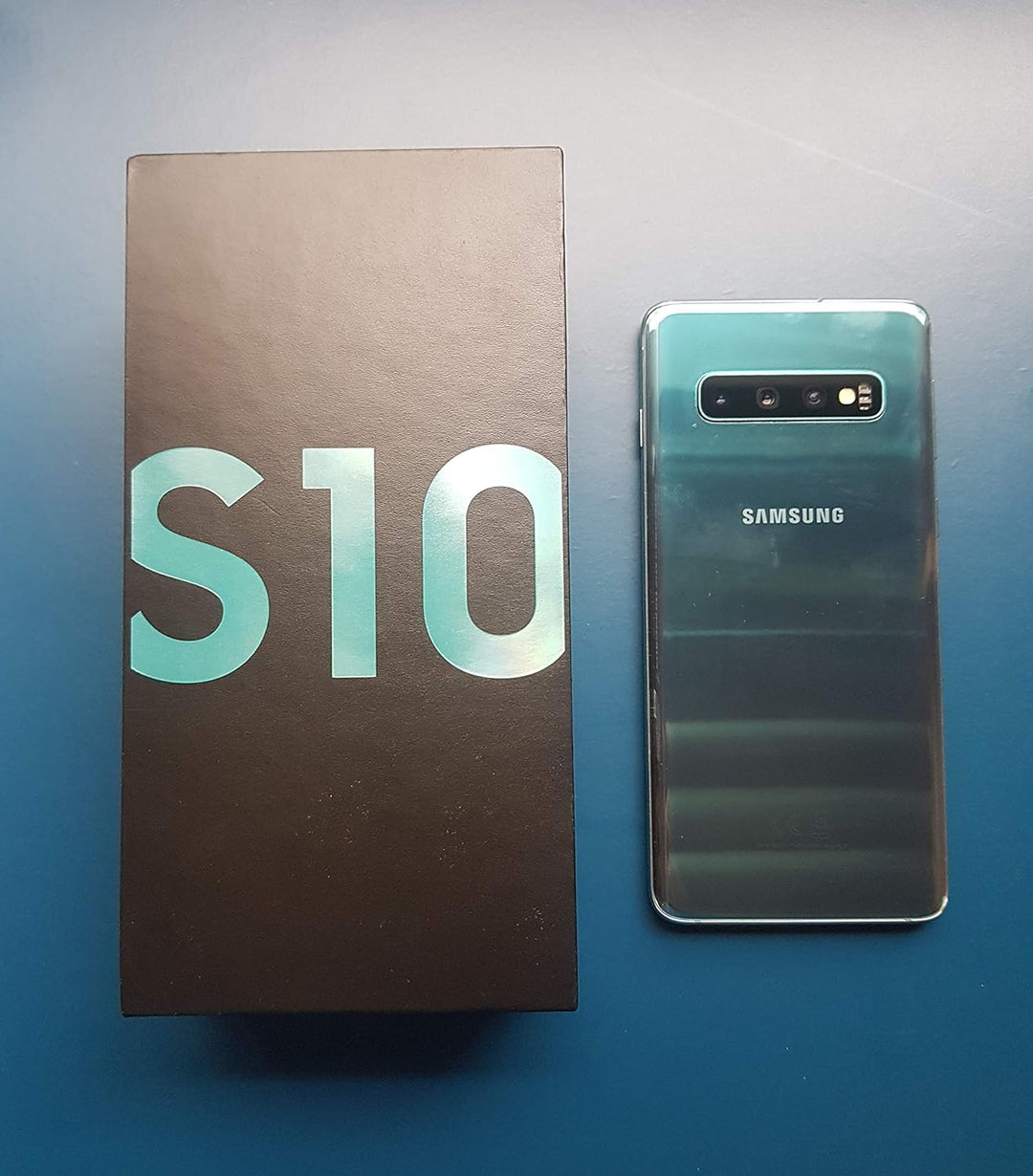 Samsung Galaxy S10 Smartphone (15.5cm (6.1 Zoll) 128 GB interner Speicher, 8 GB RAM, prism Grün) - [
