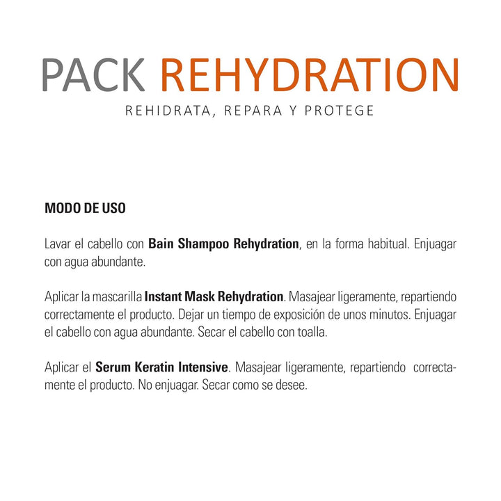 abril et nature - REHYDRATION Professional Treatment Geschenkpaket für trockenes Haar - Enthält Haar