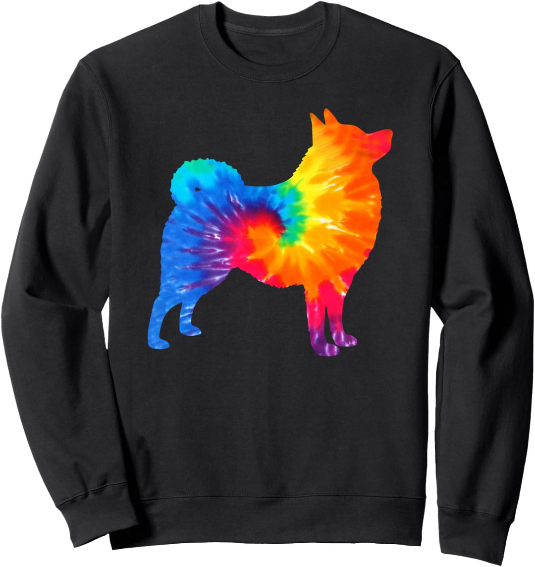 Schipperke Tie Dye Hund Mom Dad Pet Lover Niedlich Sweatshirt