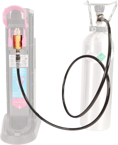 WELDINGER Adapter-Hochdruckschlauch 2,5 m geeignet für Wassersprudler Soda Stream Duo