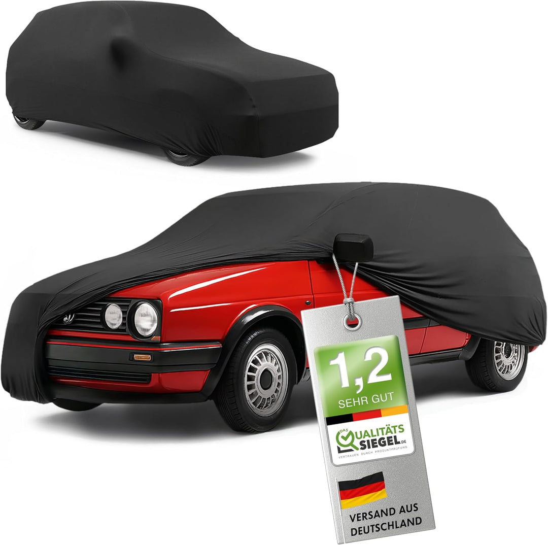 Walser Premium Abdeckung Auto Indoor Stretch Plus Qualitätssieger Sehr Gut* Autoabdeckung Winter Aut