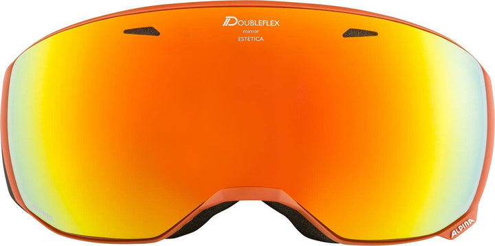 ALPINA ESTETICA Q-LITE - Verspiegelte, Kontrastverstärkende OTG Skibrille Mit 100% UV-Schutz Für Erw