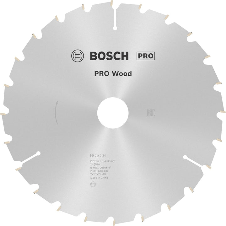 Bosch Accessories Bosch Professional 1x Kreissägeblatt Optiline Wood (Sägeblatt für Holz, Ø 216 x 30
