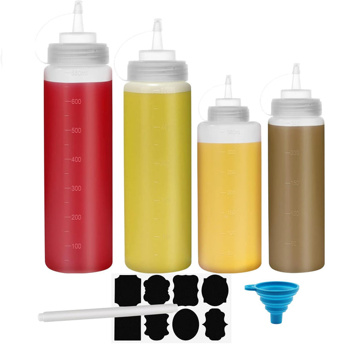 Quetschflasche, 227 ml, 340 ml, 473 ml, 625 ml 8oz 12oz 16oz 22oz each 1 pack, 8oz 12oz 16oz 22oz ea