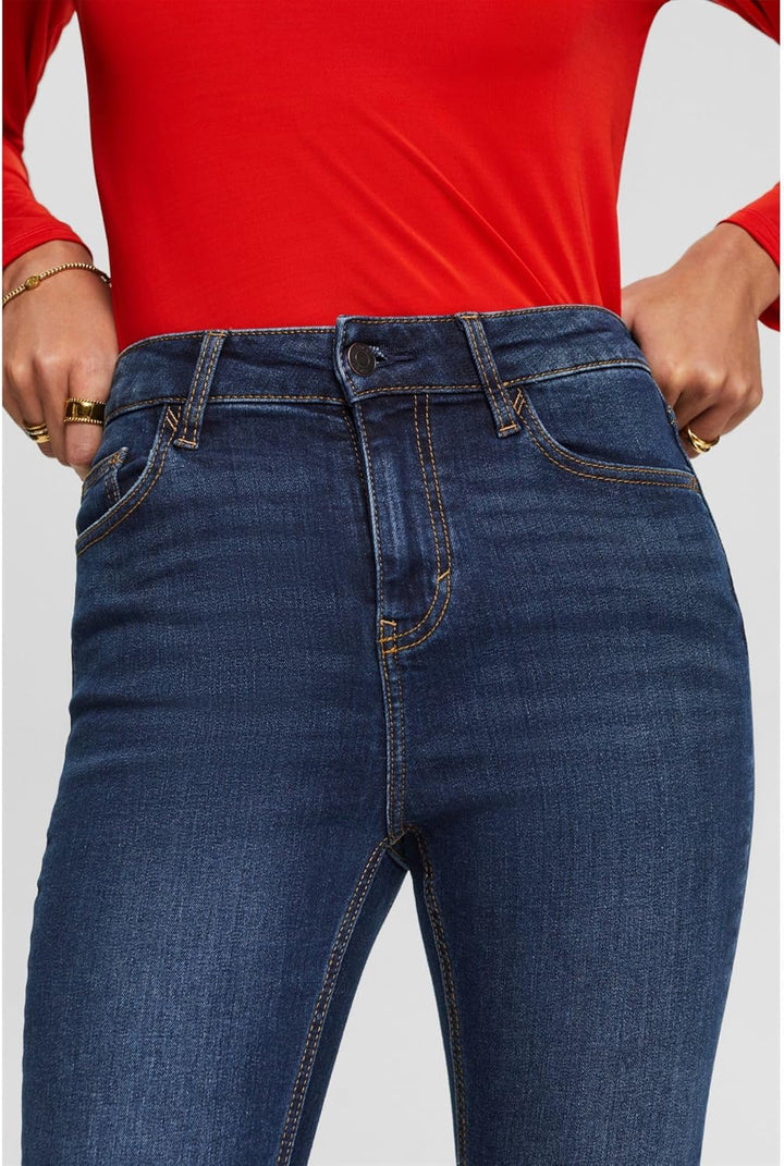 ESPRIT Damen Jeans 24W / 32L 901/Blue Dark Wash, 24W / 32L 901/Blue Dark Wash