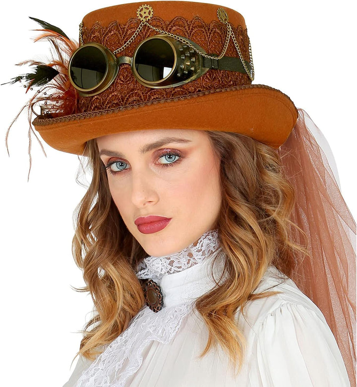 felt "STEAMPUNK TOP HAT"
