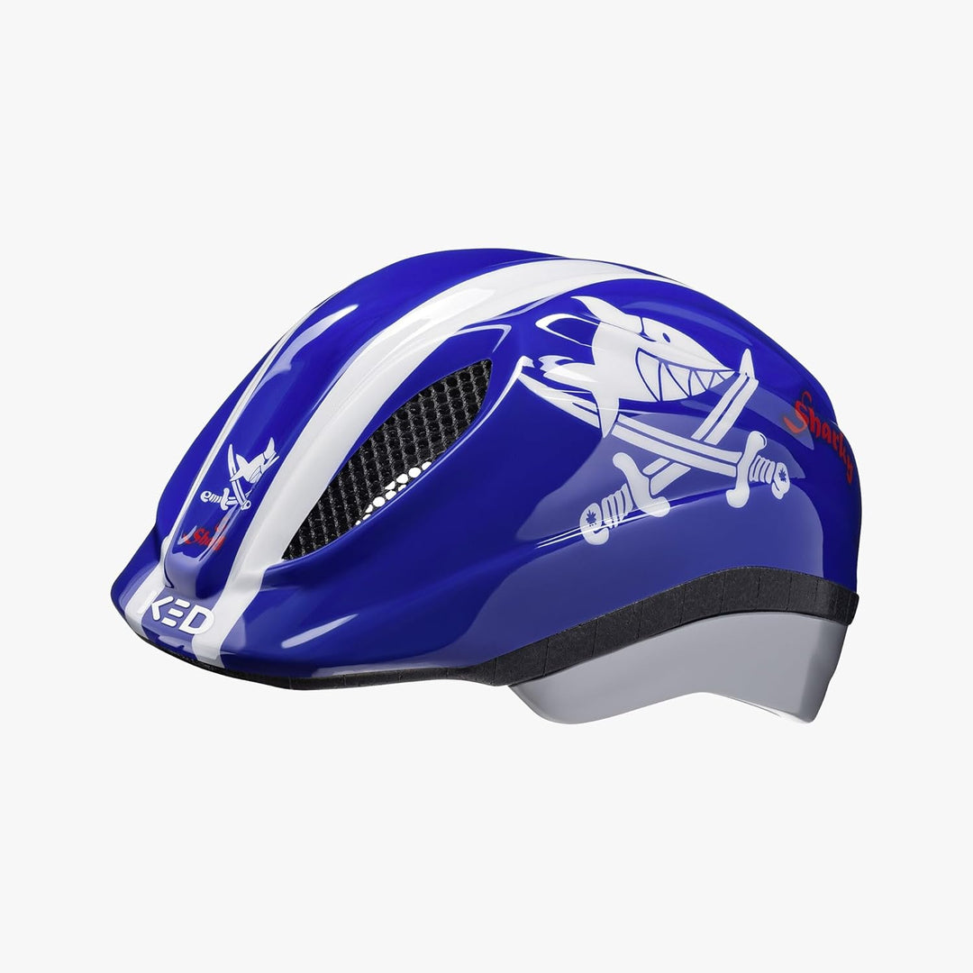 KED Kinderhelm Meggy II Originals XS (44-49cm) Sharky Blue, XS (44-49cm) Sharky Blue