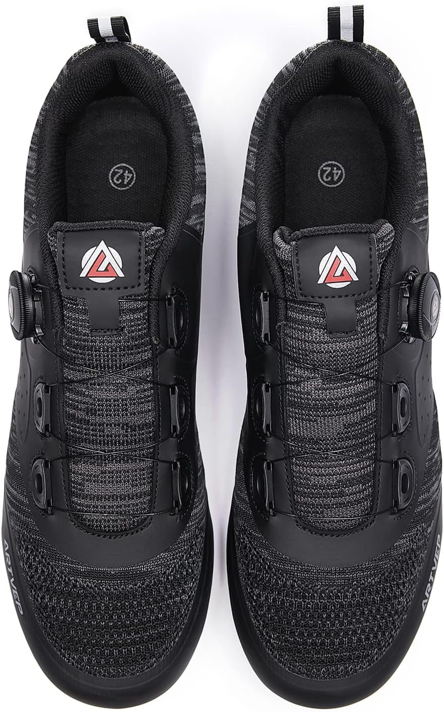 Herren Fahrradschuhe Damen Mountain Road Bikes Schuh Kompatibel mit Peloton & Look ARC Delta Kompati