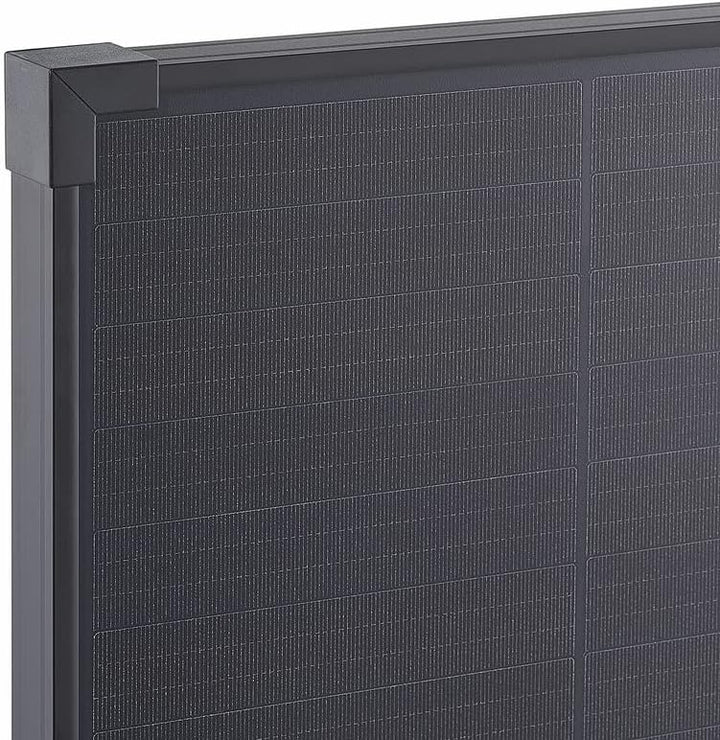 Genio Monokristallines Solarmodul mit Schingle-Technologie, PV-Modul, schwarz, für Wohnwagen, Boote,