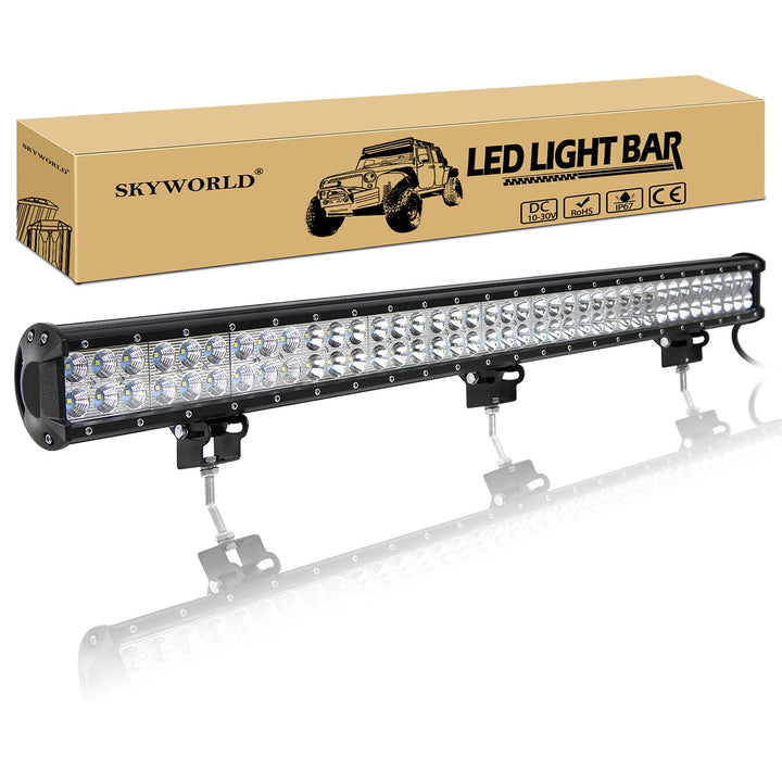 SKYWORLD LED Arbeitsscheinwerfer Bar 36 zoll 91cm 234W Zusatzscheinwerfer 12V 24V Auto Scheinwerfer