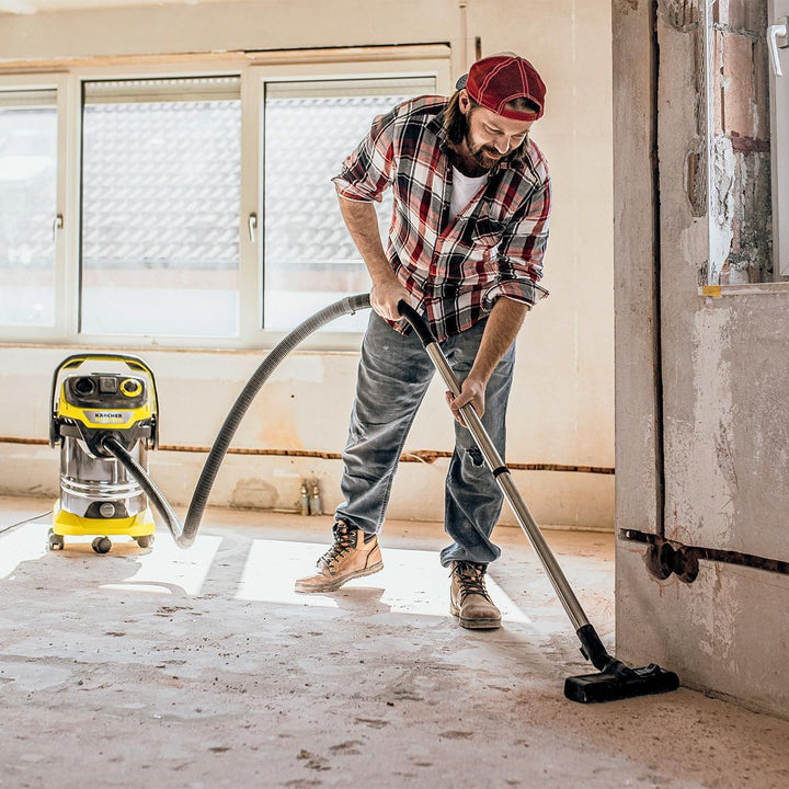 Karcher WD 6 P S V-30/6/22/T, PS V-30/8/35/T Nass-/Trockensauger-30 L Edelstahltank-1300W (tragbare