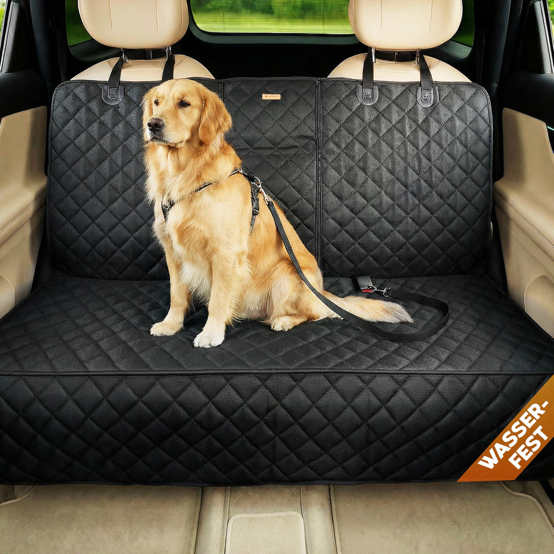 Hainberger Hundedecke Auto Rückbank, Autoschondecke Hund Rücksitz universelle Passform für viele Aut