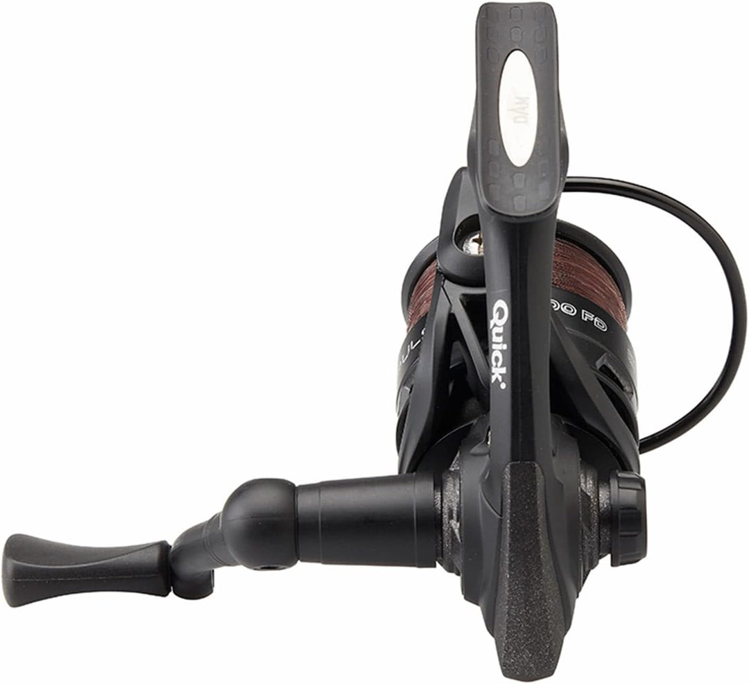 DAM Angelrolle mit Schnur bespult - Spinnrolle Quick Impulse 3L 3000 FD, 3000 FD