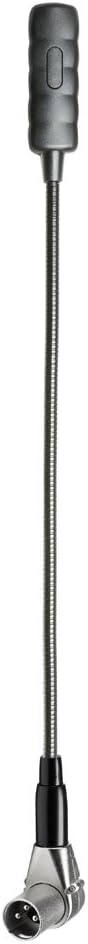 Adam Hall Stands SLED 1 ULTRA XLR 3 A - Gewinkelte 3-pol XLR Schwanenhalsleuchte mit 4 COB LEDs, Les