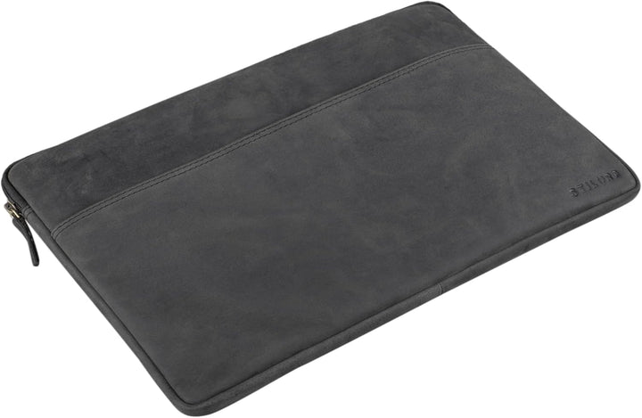 STILORD Murphy Laptoptasche 15.6 Zoll Leder Vintage Sleeve ideal als MacBooktasche 16 Zoll Laptop Hü