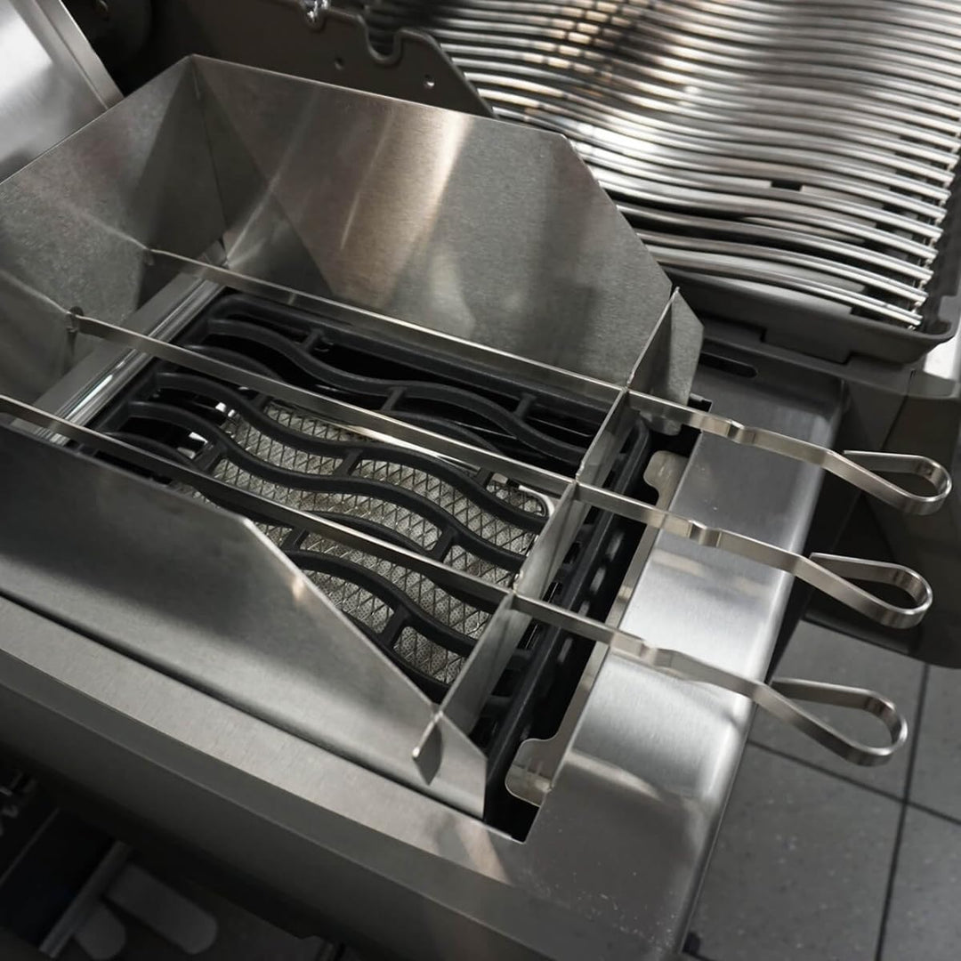 Napoleon Sizzle Zone WindschutzSpritzschutz Rogue bis Modell 2019-4-teilig mit Spiessauflage