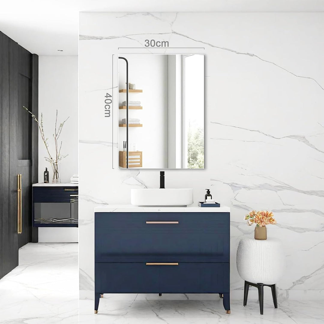 JMITHA Wandspiegel Asymmetrisch Spiegel Asymmetrisch Wandspiegel Selbstklebend Asymmetrischer Spiege