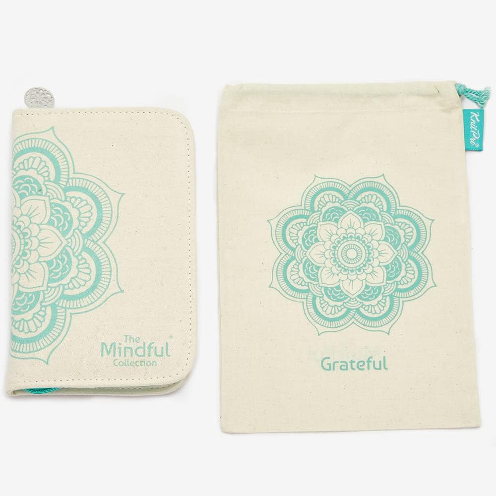 KNITPRO Mindful-Set GRATEFUL Sockenstricknadel-Set 15 cm + Zubehör, Art. 36331DE, deutsche Edition,