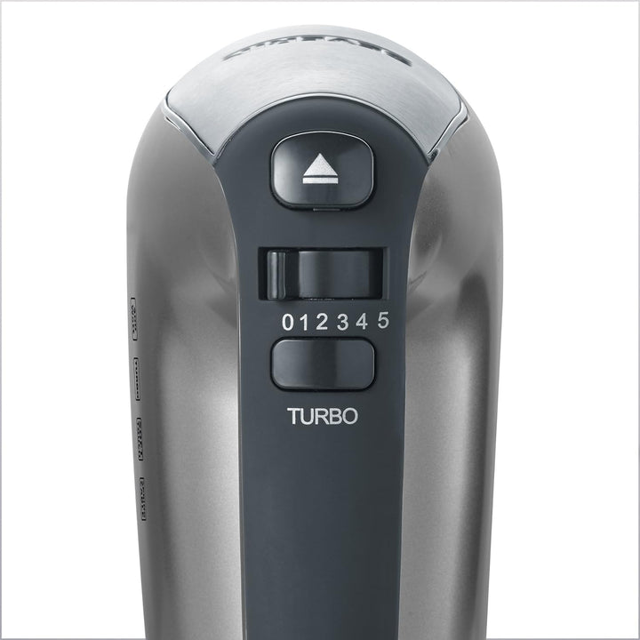 SEVERIN Handmixer mit Spiralkabel, ca. 400 W, HM 3832, Silber/Schwarz, 28.5 Rostfreier Edelstahl Sin