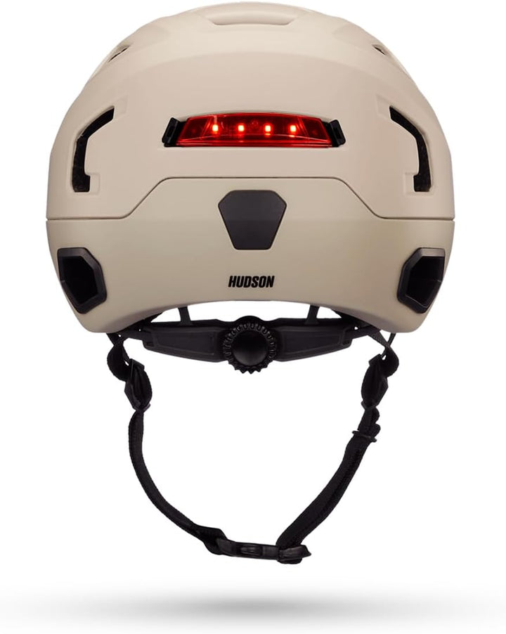 Bern, Hudson Commuter Helm mit MIPS, integriertem LED-Rücklicht und Bügelschloss-Kompatibilität, L S