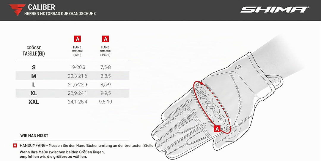 SHIMA Caliber Motorradhandschuhe Damen Herren - Klassische, Vintage, Sommer mit Protektoren XL Braun