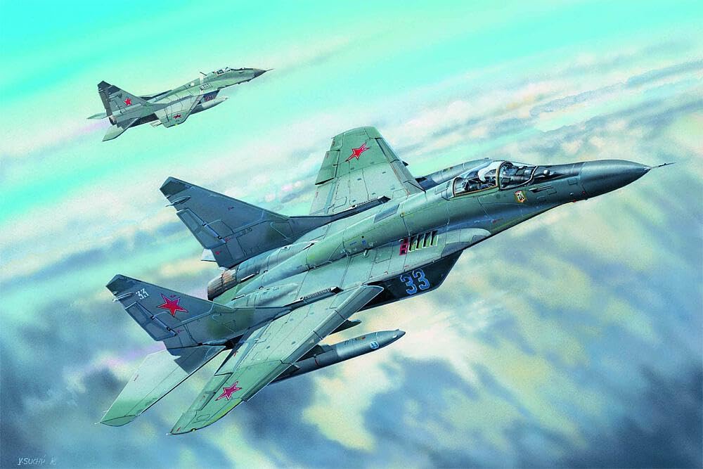 Trumpeter 003224 Russian MIG-29C Fulcrum Plastikmodellbausatz, Farbig