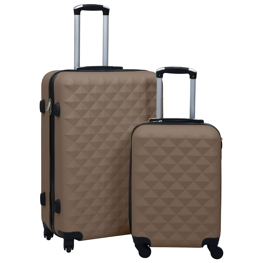 vidaXL Hartschale Trolley Set 2-tlg. 4 360-Grad-Rollen Hartschalenkoffer Reisekoffer Koffer Kofferse