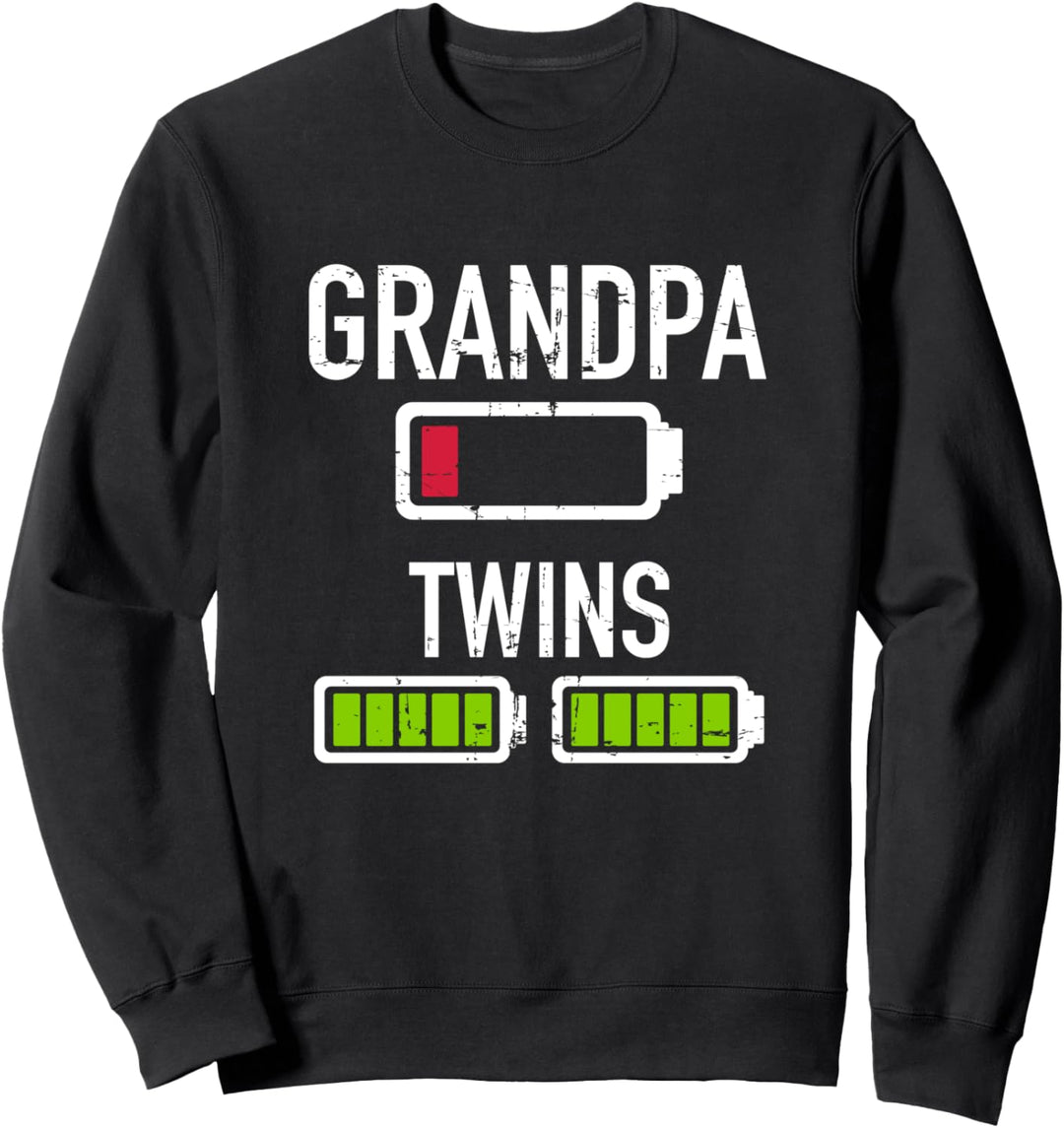 Zwillinge Opa Batterie Sweatshirt