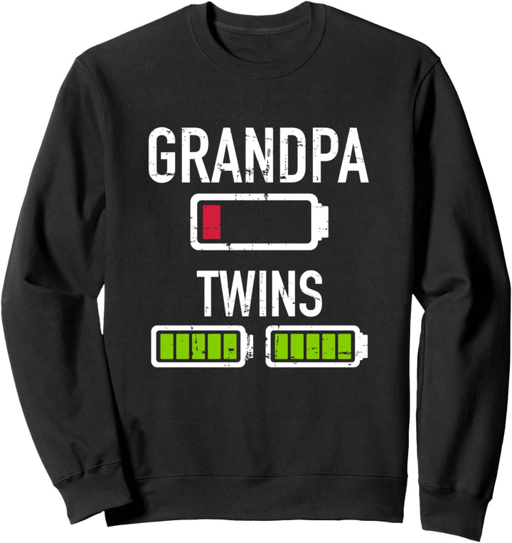 Zwillinge Opa Batterie Sweatshirt