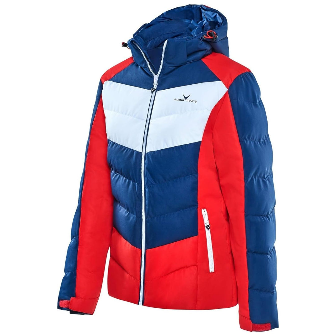 Black Crevice Damen Damen Skijacke Damen Skijacke 44 blau/rot/weiss, 44 blau/rot/weiss