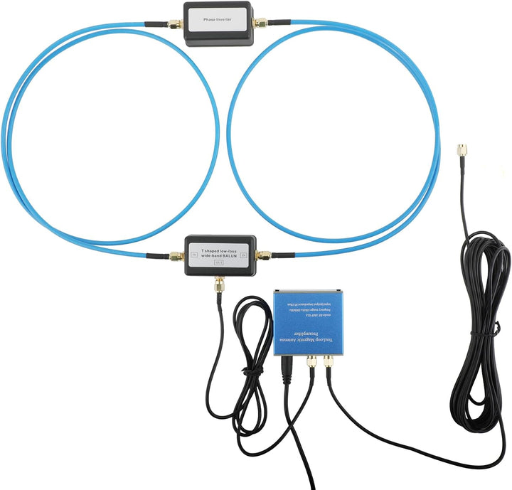 YouLoop 250 mW 10 kHz bis 30 MHz magnetische Antenne, Portable Passive Ringantenne, SMA/BNC/3.5MM Au