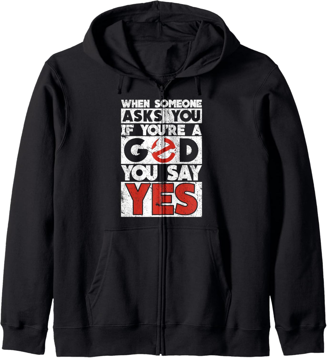Ghostbusters Movie Quote Word Stack Kapuzenjacke