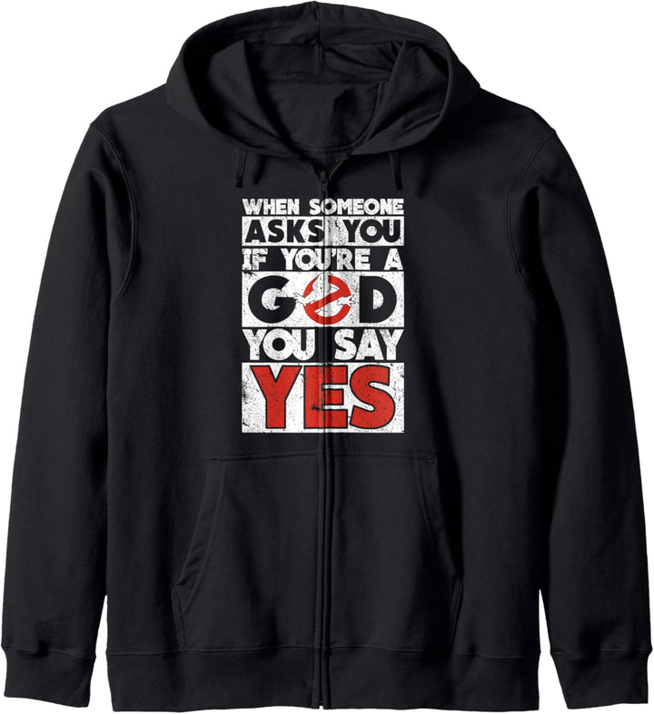 Ghostbusters Movie Quote Word Stack Kapuzenjacke