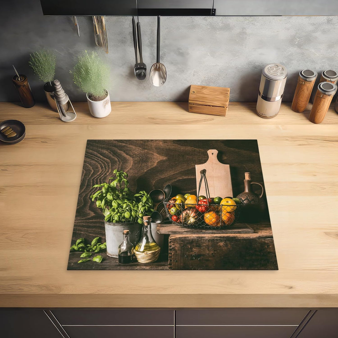 KitchenYeah© Herdabdeckplatte Einteilig Küche Ceranfeld Abdeckplatte Cerankochfeld Abdeckung Indukti