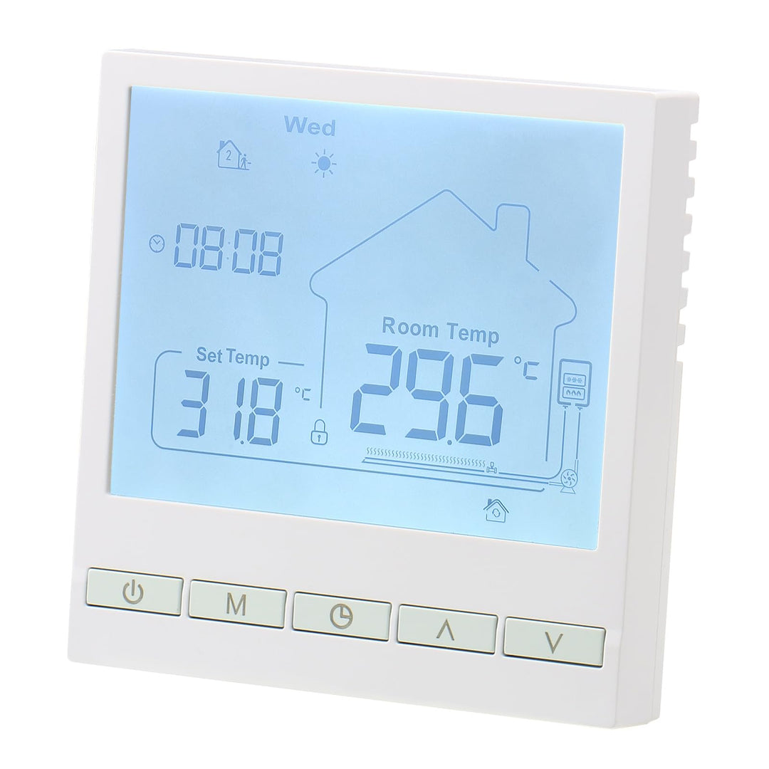 Wengart Digitaler Thermostat WG903,Programmierbarer Thermostat mit potentialfreiem Ausgang,Präzise T