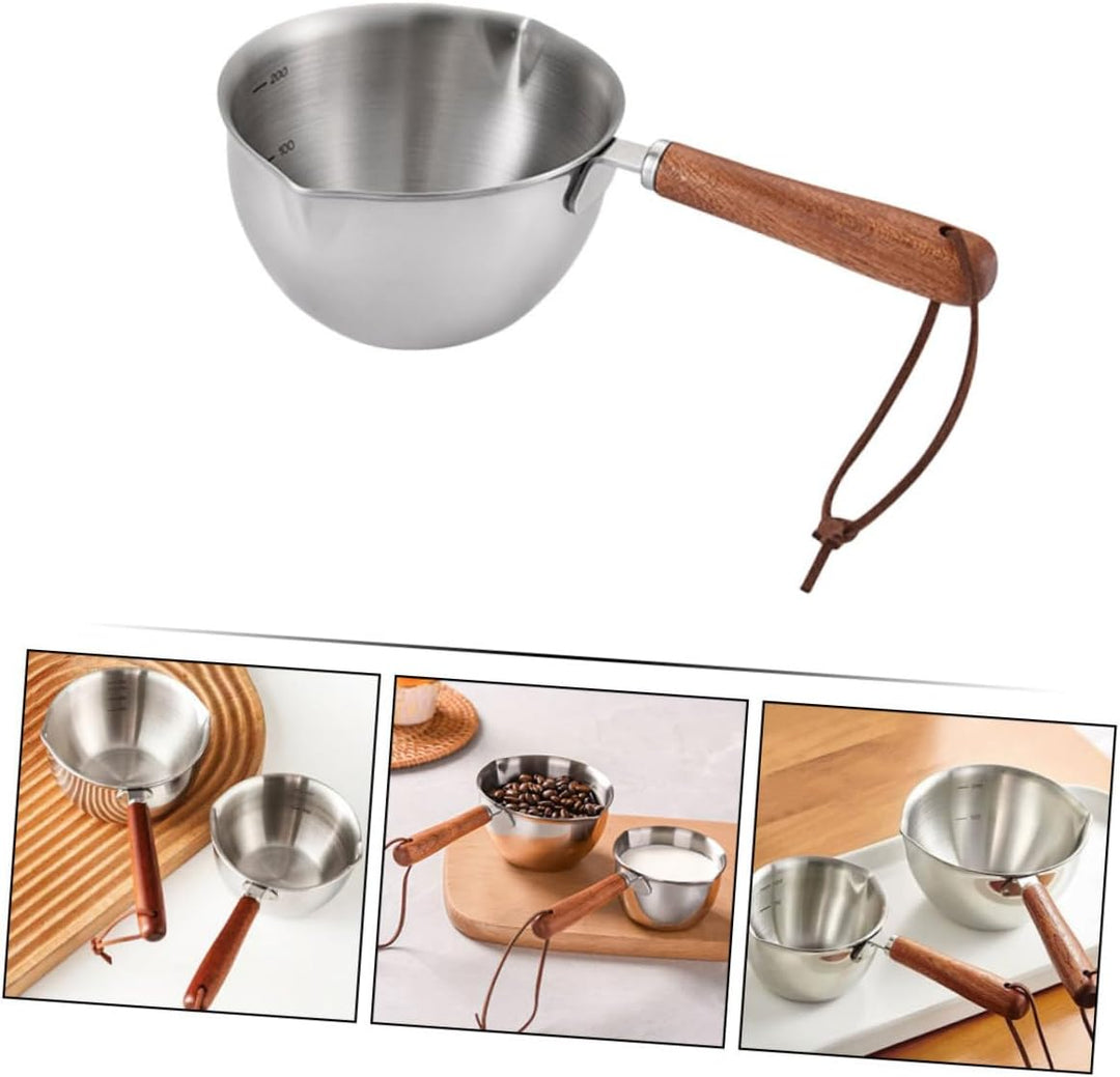 BESTonZON Butter-Sossentopf Mit Ausgiesser Kleiner Topf Zum Eingiessen Von Öl Kleiner Topf Mit Griff