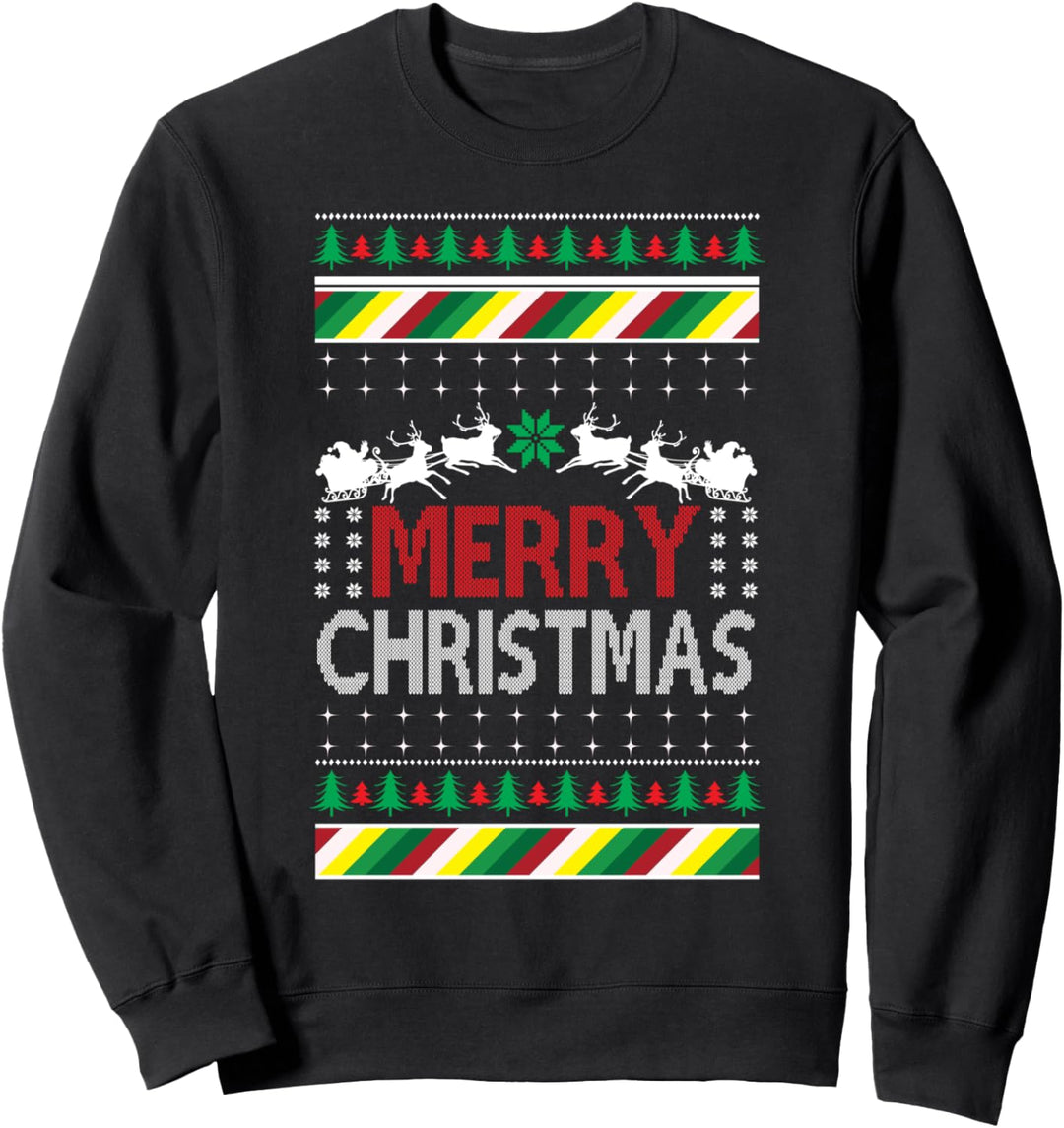 Merry Christmas Funny Ugly Christmas Sweatshirt