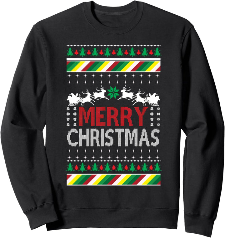 Merry Christmas Funny Ugly Christmas Sweatshirt