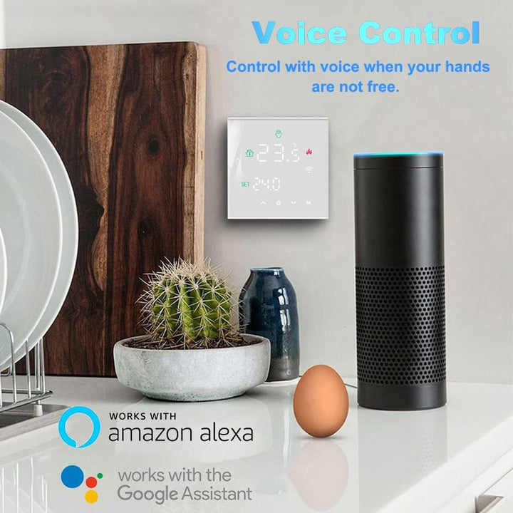 Smart Thermostat Touch Screen WiFi Enabled Programmable Temperature Control for Electric Heating/Gas