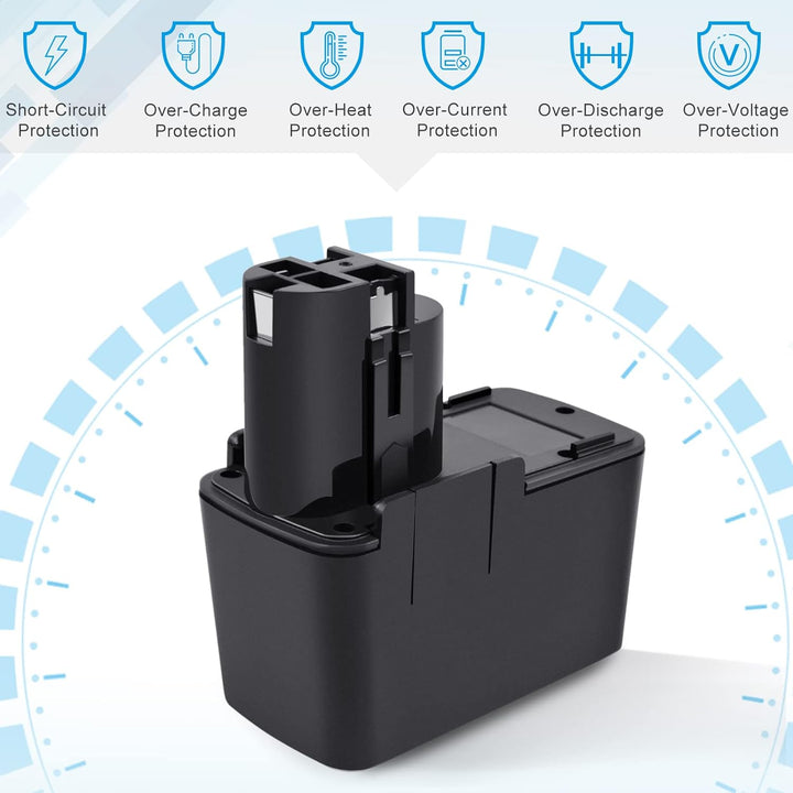 iPrize 12V 4.0Ah Ersatzakku für Bosch 3300K GSB12 VSE-2 GSR12V BAT011 BH1214H 2607335055 2607335071