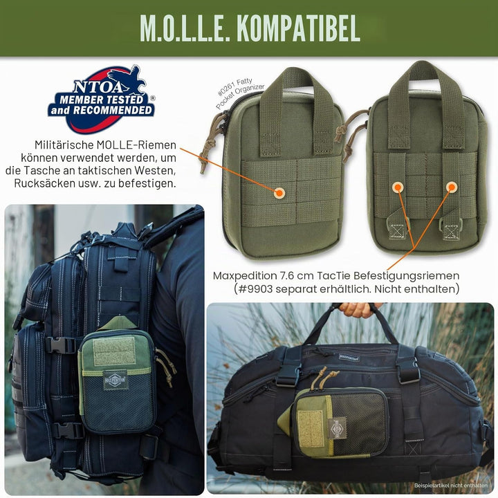 Maxpedition, praktische Tasche Fatty, Od Green (grün) - MAXP-261-G, Grün