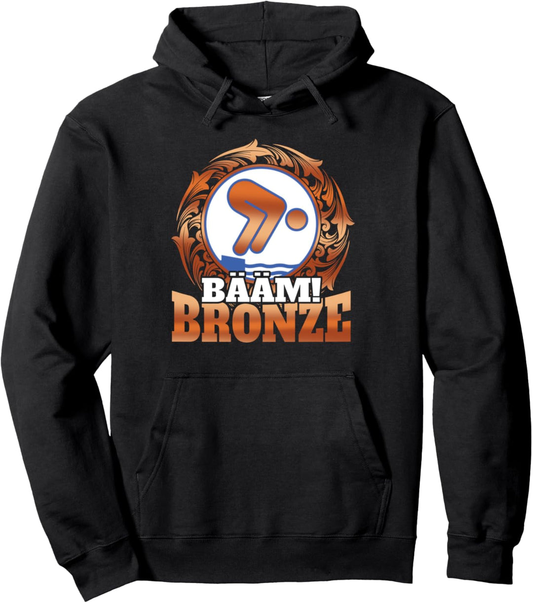 Schwimmabzeichen Bronze Schwimmer Pullover Hoodie