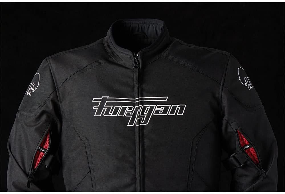 Furygan Unisex Yori Jack, noir/blanc